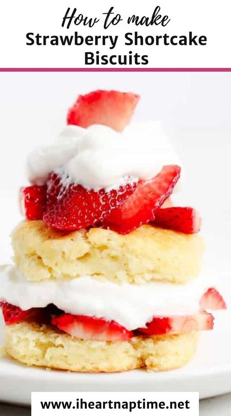 Biscuits For Strawberry Shortcake Easy, Strawberry Shortcake Biscuit Recipe, Sweet Biscuits For Strawberry Shortcake, Shortcake Biscuits Recipe, Easter Strawberry Shortcake, Strawberry Biscuits Recipe, Biscuits For Strawberry Shortcake, Shortcake Recipe Easy, Fluffy Homemade Biscuits