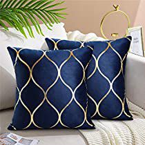 Navy And Gold Lounge, Navy Blue Lounge Room, Dark Blue And Gold Living Room, Navy Gold Living Room, Blue White And Gold Bedroom, Navy Blue And Gold Bedroom, Navy And Gold Bedroom, Blue And Gold Bedroom Ideas, Navy Gold Bedroom