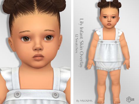 The Sims Resource - Lily Infant Skin Overlay Sims 4 Newborn Skin Overlay, Sims 4 Cc Infant Skin Maxis Match, Ts4 Infant Skin, Sims 4 Toddler Skin Overlay, Sims 4 Default Skin Replacement, Sims Infants, Ts4 Infants, Sims 4 Cc Skin Details, Sims 4 Infant Cc