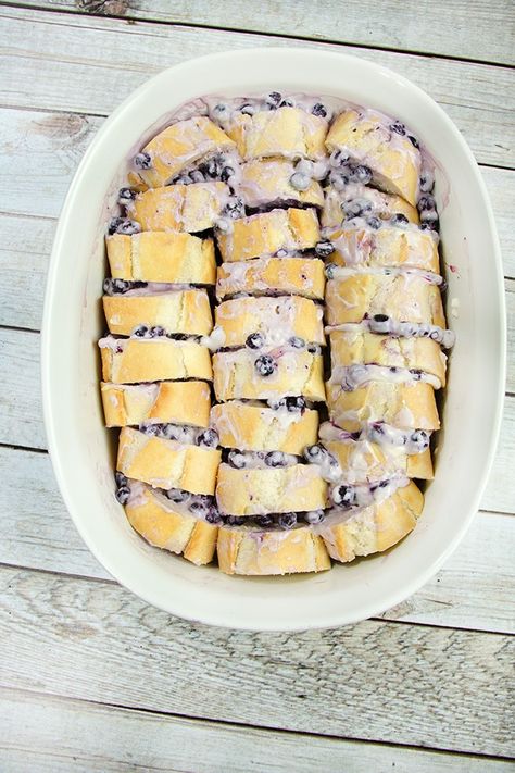 No Bake Breakfast Ideas For A Crowd, Best Make Ahead Breakfast, Appetizer Toasts, The Salty Marshmallow, Salty Marshmallow, Blueberry French Toast Casserole, Marshmallow Recipe, French Toast Casserole Overnight, Breakfast For A Crowd