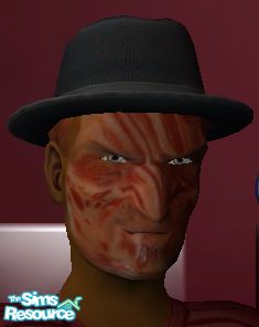 Freddy Krueger Mask, Sims 1, Body Makeup, Freddy Krueger, Costume Makeup, Animal Skin, Maxis Match, The Sims Resource, Sims Resource