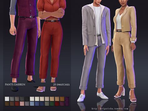 Lesbian Clothes, Masc Lesbian, Ts4 Clothes, Lesbian Outfits, Sims 4 Mm Cc, Sims 4 Mm, Sims 4 Cc Packs, Sims Hair, Sims 4 Mods Clothes