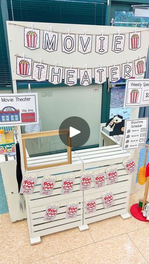 Hotel Dramatic Play, Dramatic Play Library, Classroom Ideas Kindergarten, Kindergarten Center Ideas, Kindergarten Center, Dramatic Play Center, Going To The Movies, Am I Crazy, Dramatic Play Centers