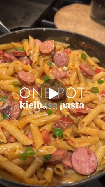 LEXINGTON || on Instagram: "one pot kielbasa pasta details ⬇️ this is one of my favorite dinners and with a few simple swaps — I made it lower calorie and higher protein while maintaining the same great flavor! ✨comment “recipe” and the recipe will be sent to your DM’s! Let me know if you make this + follow @lexingtonbrewer for more easy meal ideas! #onepotmeals #onepotrecipe #kielbasasausage #onepanmeal #onepanpasta" One Pot Kielbasa Pasta, One Pot Kielbasa, Kielbasa Pasta Recipes, Kielbasa Pasta, One Pan Pasta, Kielbasa Sausage, Easy Meal Ideas, Kielbasa, One Pan Meals