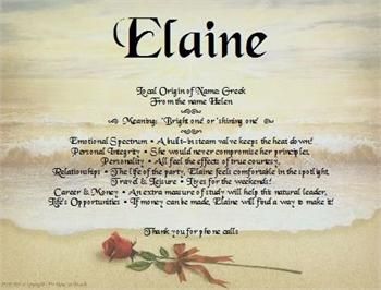 Name Elaine Name, Given Name, Name Meaning, Vintage Collage, Personalized Letters, Unique Names, Graphic Design Photography, Online Advertising, First Name