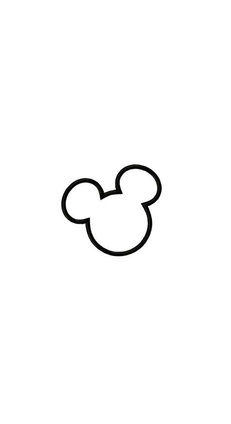 Cute Small Drawing Ideas, Cute Drawing Ideas Easy Doodles Simple, Simple Small Drawings, Small Simple Doodles, Cute Mini Drawings Simple, Mickey Tattoo, Disney Doodles, Mouse Drawing, Black And White Stickers