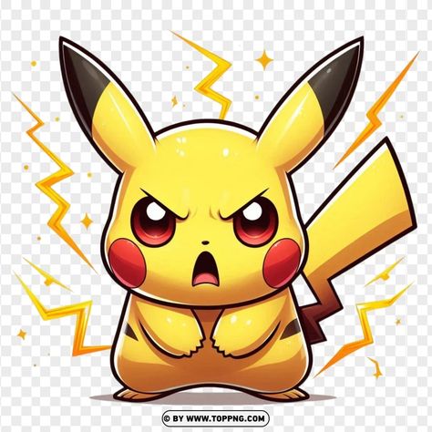 Angry Pikachu, Pokémon Cartoon, Pikachu Png, Pokemon Clipart, Pokemon Png, Cartoon Png Transparent, Cartoon Png, Pokemon Party, Cartoons Png