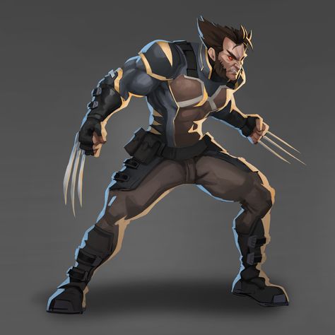 wolverine redesign, Yishu Ci on ArtStation at https://www.artstation.com/artwork/OyGxrJ Wolverine Redesign, Wolverine Character, Wolverine Comic Art, Wolverine Costume, Crypto Apex Legends, Wolverine Movie, Wolverine Comic, Wolverine Art, The Wolverine