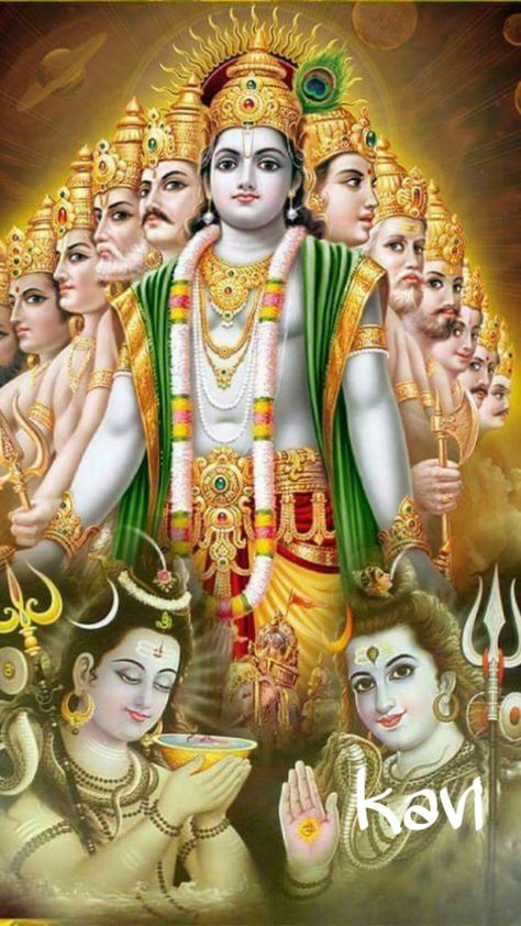 Om Namah Shivay Vishnu Virat Roop, Shri Krishna Images, Vishnu Incarnation, Indian Flag Photos, Jai Shri Krishna, K Photo, Ganesha Photos, Hanuman Wallpapers, Ganesh Lord