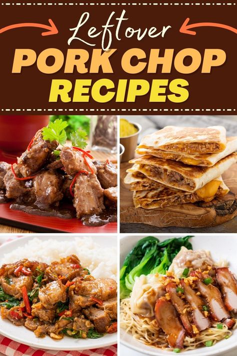 Cooked Pork Chop Recipes Leftover, Pork Chop Leftovers, Leftover Pork Chop Recipes Ideas, Leftover Fried Pork Chop Recipes, Recipes With Leftover Pork Chops, What To Make With Leftover Pork Chops, Leftover Boneless Pork Chops Recipes, Leftover Breaded Pork Chops, Leftover Grilled Pork Chop Recipes