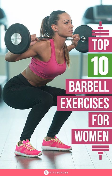 Barbell Workout For Women, Barbell Exercises, Training Aesthetic, Barbell Lifts, Weights Workout For Women, Workout Programs For Women, Exercises For Women, Barbell Workout, Fitness Tips For Women