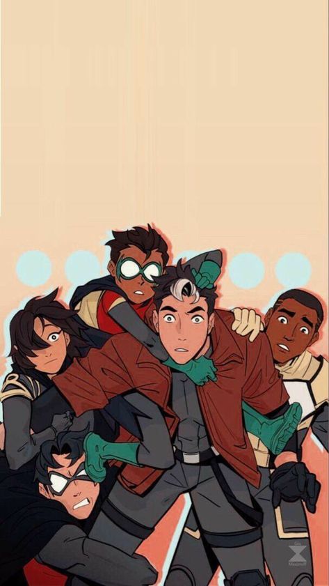 Webtoon Batfamily, Batfamily Fanart Wallpaper, Birdflash Wallpaper, Dc Comics Lockscreen, Batfam Wallpapers, Batboys Wallpaper, Batfamily Webtoon, Dc Lockscreen, Bat Family Wallpaper