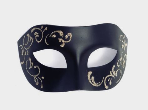 Mask For Masquerade Ball For Men, Maskarade Black Party, Mens Masquerade Mask Diy, Men Masquerade Mask, Mascarade Mask For Men, Black Mask Design, Black Tie Masquerade, Male Masquerade Mask, Masquerade Mask Ideas