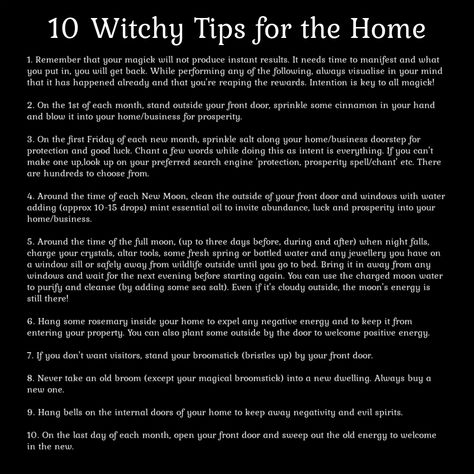 Witchy Activities, First Friday Of The Month, Witchy Tips, First Friday, New Month, For The Home, Salt, Mindfulness