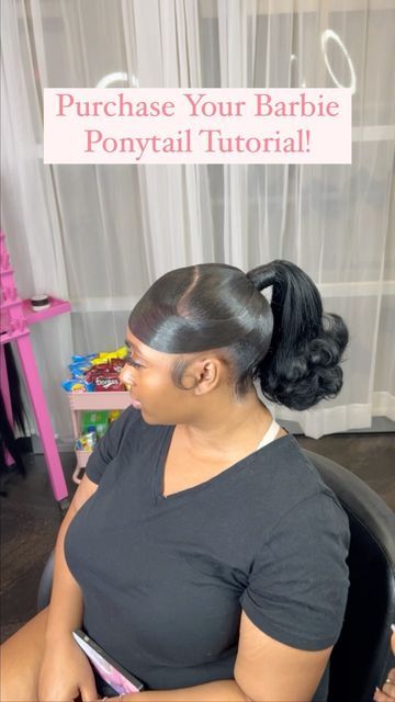 JAX BRAIDER 🐐 ONLY PAGE (JAX,FL) on Instagram: "Learn The FULL Process To Slay A Barbie Ponytail Today! 🫶🏿 Click the link in bio and INVEST IN YOURSELF ! 💗💗💗Pricing & Info thru link in bio! • • • STYLE: Barbie Ponytail DECEMBER IS COMPLETELY BOOKED NATURAL LADIES ARE WELCOME! Bookings open the 25th of each month @ 9AM (Slots go very quick) ⏰ $20 deposit required to book ✅ 1 on 1 Ponytail Classes Offered ✨ Watch my story for more post,tips & info! JACKSONVILLE,Fl 🌞 • • #jacksonvil Barbie Doll Ponytail, Barbie Ponytail, Ponytail Tutorial, Jacksonville Fl, Barbie Dolls, Hair Stylist, Braids, Natural Hair Styles, Hair