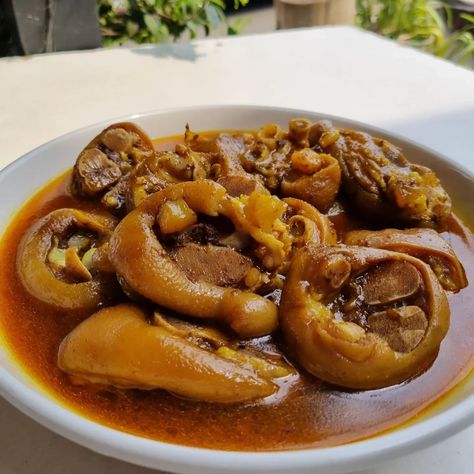 Pork trotters...we are almost Ready 😋 #Africancuisine #traditionalfood #MogoduMonday Pork Trotters, Almost Ready, African Food, Traditional Food, Soups And Stews, Stew, Soups, Quick Saves