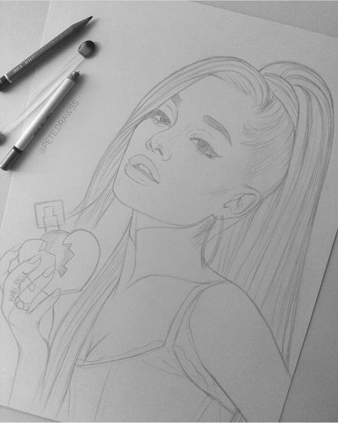 Photo To Line Drawing, Colored Pencil Artwork Ideas, Ariana Grande Drawings, Prismacolor Art, Best Friends Cartoon, Same Picture, Fashion Drawing Tutorial, Celebrity Drawings, Mini Drawings