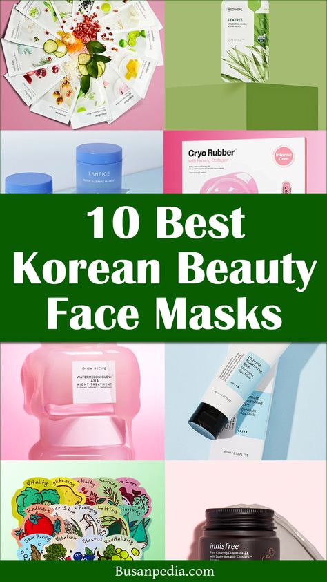 10 Best K-Beauty Face Masks of 2023 Korean Skincare Face Mask, Best Korean Face Masks, Best Acne Face Masks, Korean Skincare Brands, Best Korean Skincare Products, Korean Cream, Best Sheet Masks, Korean Sheet Mask, Korean Mask