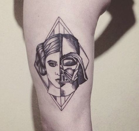 star wars darth vader tattoo-29 Rey Tattoo Star Wars, C3po Tattoo, Star Wars Tattoo Ideas, Vader Tattoo, Star Wars Tattoo Sleeve, Darth Vader Tattoo, Tattoo Star, Father Daughter Tattoos, Dot Tattoos