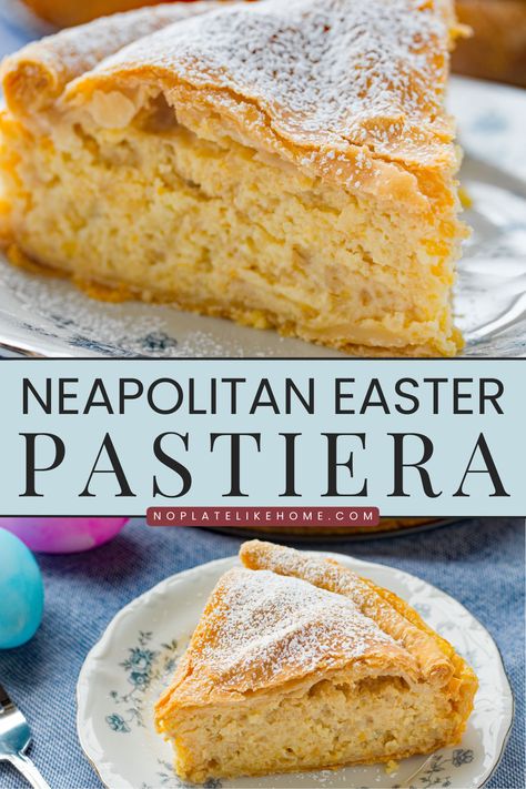 Traditional Italian Easter Desserts, Easter Pies, Italian Easter Recipes, Italian Easter Pie, Italy Recipes, Traditional Easter Desserts, Candied Citrus, Mouthwatering Desserts, Easter Pie