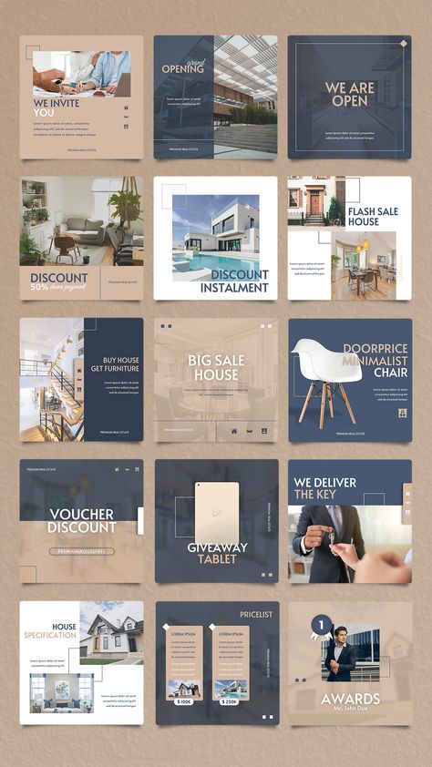 Get Instant Access to Premium Real Estate Instagram Post Templates that Will Help You to Dominate Social Media and The Whole Internet using Only Canva! Click to get the access now! Architect Social Media Design, Real Estate Grid Instagram, Roofing Social Media Posts, Architecture Instagram Post, Architecture Social Media, Real Estate Social Media Posts Ideas, Real Estate Creative Post, Luxury Social Media, Real Estate Social Media Post