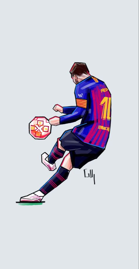 Messi Barca, Soccer Drawing, Football Artwork, Football Drawing, T Wallpaper, Disney Character Drawing, Lionel Messi Wallpapers, Leonel Messi, Messi And Ronaldo