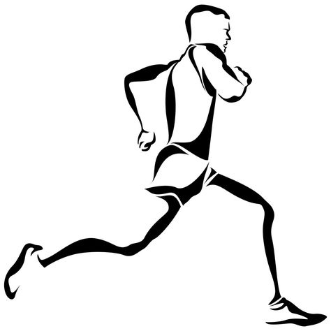 Lookin good. Marathon Tattoo, Runner Tattoo, Running Tattoo, Running Logo, Tony Iommi, Sports Shoes Outfit, Art Appliqué, Stand Up Paddle Board, Sport Photography