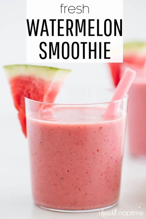 Creamy Watermelon Smoothie, Smoothie Recipes That Taste Good, How To Make A Watermelon Smoothie, Frozen Watermelon Smoothie, Nutrition Smoothies Recipes, Smoothie With Watermelon, Over Ripe Watermelon Recipes, Healthy Watermelon Smoothie Losing Weight Recipes For, Watermelon Smoothie Recipe Easy