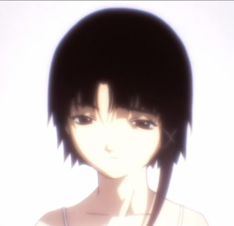 Lain Experimental, Lain Pfp, Present Day Present Time, Experimental Lain, Lain Serial Experiments, Serial Experiment Lain, Experiment Lain, Lain Iwakura, Serial Experiments Lain