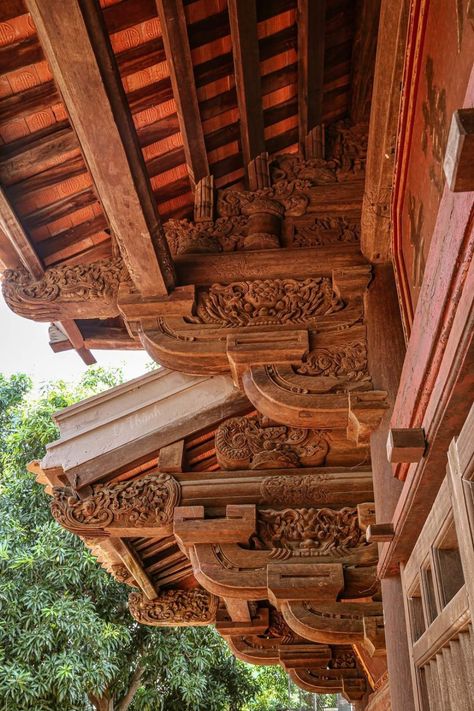 Southeast Asian Architecture, Chinese Buildings, Norse Design, Chinese Palace, China Dynasty, Asian Architecture, Ancient Buildings, Wall Garden, Timber Framing