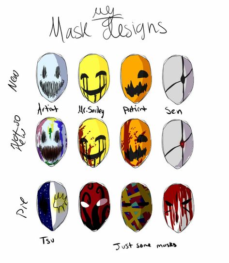 Mr Smiley, Creepy Masks, Materi Bahasa Jepang, Ghost Walk, Mask Drawing, Mask Designs, Creepy Pasta, A Clown, Art Tools Drawing