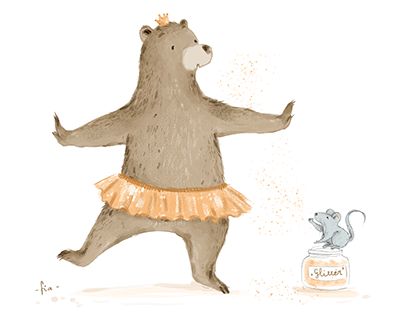 Animal Ballerina, Ballerina Bear, Bear Illustration, Artists For Kids, Cute Bears, Children Illustration, Artsy Fartsy, Art Tattoo, Art Inspo