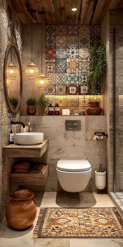 Bilik Air, Bathroom Design Decor, Bathroom Inspiration Decor, Dream House Rooms, Apartment Decor Inspiration, Small Bathroom Decor, Dream House Interior, Home Room Design, Dream House Decor