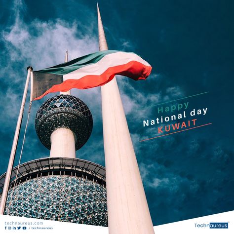 National Day Kuwait, Kuwait National Day, Happy National Day, Restaurant Poster, National Days, Graphic Design Lessons, The Throne, International Day, Happy Independence