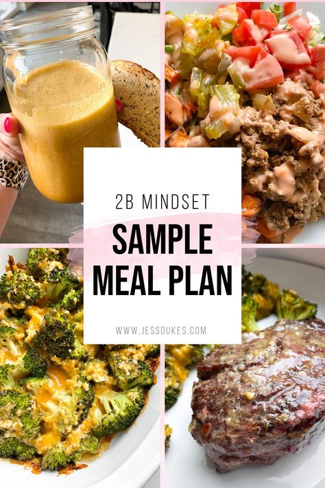 2b Mindset Meal Plan, Beachbody Meal Plan, Day Of Eating, 21 Day Fix Meal Plan, 2b Mindset, Mind Diet, Beachbody Recipes, Sample Meal Plan, Clean Eating Meal Plan