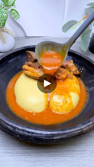 984K views · 20K reactions | How to make your fufu flour taste taste like the traditional pounded fufu | For your fufu powder to taste exactly like pounded fufu, try this trick. Best ever 💕✌️

#goodfood #delicacy #ghana #ghanaianfood #fufu #fypシ゚... | By The Hot Burner | Hello guys, if you love fufu
powder and you want it to taste until like the traditional
fufu, this is how you should do it. First of all, you will need
fresh unripe plantains. Peel it and cut it into smaller pieces.
From here, I will add enough water and cook it till soft.
When it's done cooking, I will blend the plantain together
with the water. Make sure you blend it well till smooth and
the thickness should be the same as you see in the video. I
then fridge one and half cup of my fufu flour and mix it with
water to bec Ghanaian Food, Ethnic Food, Cut It, How To Make Your, If You Love, Good Food, Make It Yourself, Ethnic Recipes, Essen