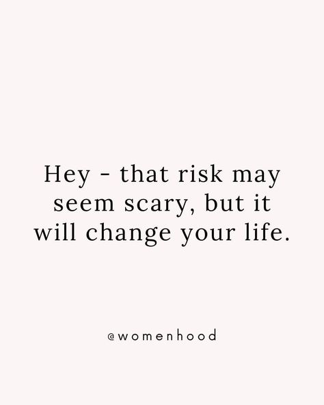 Take the risk #swaghervation #swaghermagazine Take The Risk Quotes, Taking Risks Quotes, Risk Quotes, Take The Risk, Take Risks, Entrepreneur Quotes, Fact Quotes, You Changed, Life Lessons