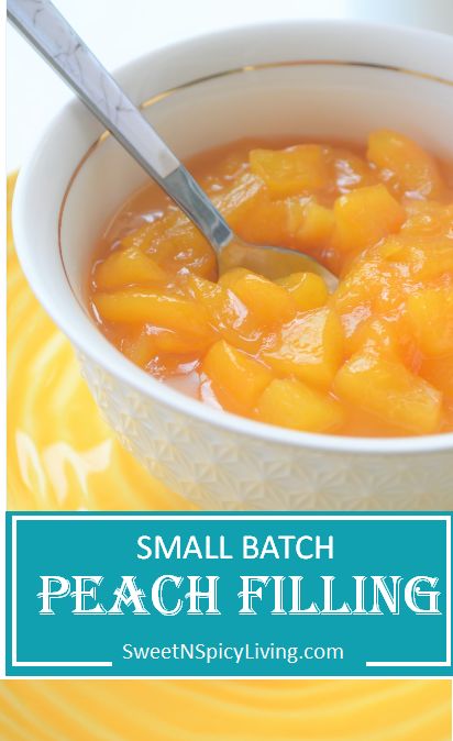 Small Peach Pie, Homemade Peach Pie Filling With Fresh Peaches, Cooked Peach Pie Filling, Home Made Peach Pie, Peach Pie For Two, Small Batch Peach Pie Filling, Peach Topping For Cake, How To Make Peach Pie Filling, Peach Filling Recipes For Cake