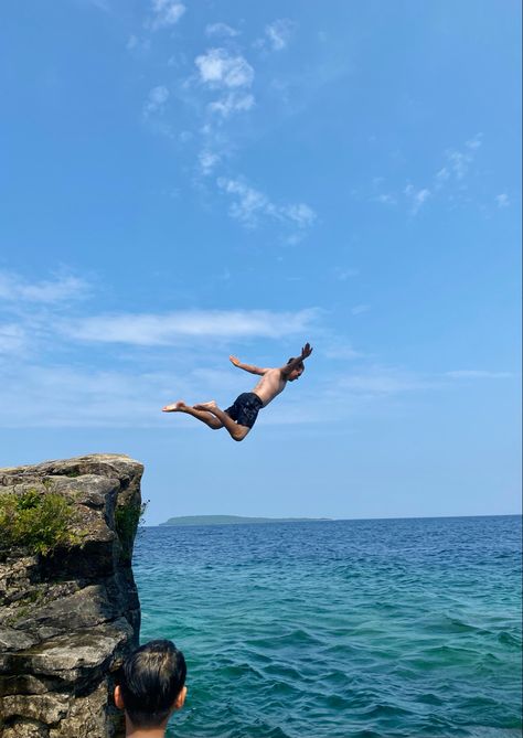 Jumping In Water Aesthetic, Jumping Off Building, F1 Book, Jumping Into Water, Cliff Jump, Summer Checklist, Lulworth Cove, Cliff Jumping, Inheritance Games