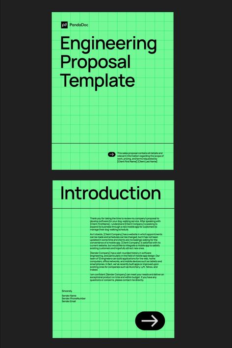 This template could be used across all engineering fields. With the Engineering Proposal Template, your pitches will be smoother. Engineering Cover Design, Sales Proposal Design, Proposal Document Design, Engineering Brochure, Design Proposal Template, Technical Proposal, Sales Proposal, Dog Walking Services, Presentation Slides Design