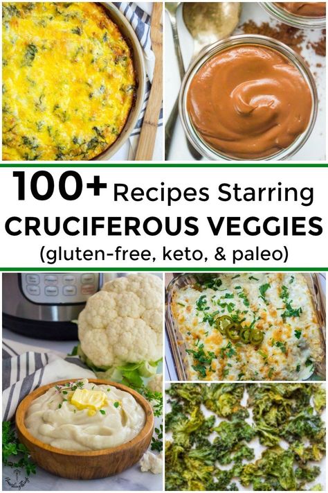 Did you know that cruciferous veggies (like broccoli, kale, and cauliflower) are the absolute BEST for female hormone balance? Get more of them into your diet with over 100 gluten-free, paleo, and keto recipes starring cruciferous veggies! #allthenourishingthings #hormonebalance #womenshealth #broccoli #cauliflower #kale #veggies Female Hormone, Paleo Keto Recipes, Autumn Dessert, Whole Roasted Cauliflower, Dish Ideas, Paleo Recipe, Paleo Beef, Appetizer Ideas, Broccoli Cauliflower