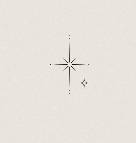 Northern Stars Tattoo, Art Deco Star Tattoo, Venus Star Tattoo, Celestial Star Tattoo, 5 Stars Tattoo, Constellations Drawing, Small Star Tattoo, Starlight Tattoo, North Star Tattoo