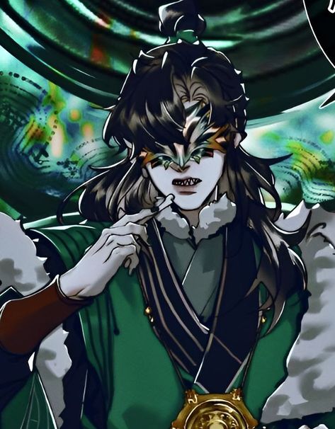 Qi Rong Official Art, Heaven Official's Blessing, Oxygen Tanks, Eyes Emoji, Art Of Love, Dark Icons, Demon King, Heaven's Official Blessing, Gremlins