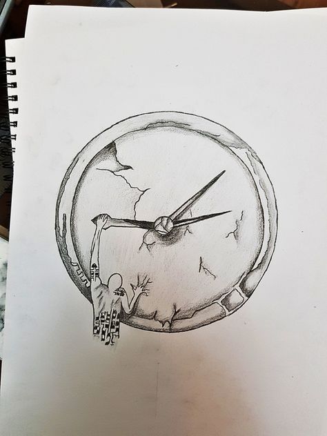 Time Runs Out Tattoo, Time Is Running Out Tattoo, Time Running Out Tattoo, Running Out Of Time Tattoos, Time Is Running Out Image, Black Crow Tattoos, Crow Tattoos, Running Out Of Time, Crow Tattoo