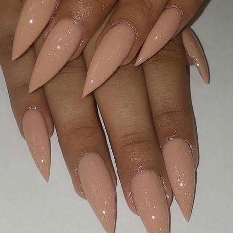 Stiletto Nails Nude Color, Stilleto Nails Designs, Candy Paint, Ab Work, Valentine Nails, Stiletto Nails Designs, Shiny Nails, Pink Nail, Fire Nails