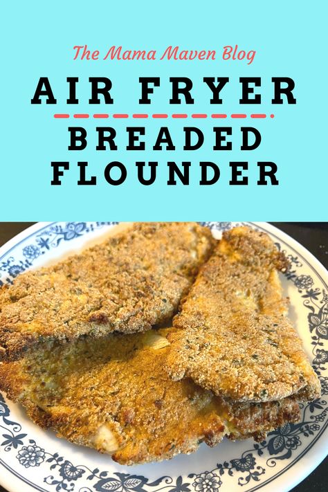 Air Fried Flounder Filets, Airfryer Flounder Recipe, How To Cook Flounder Filets In Air Fryer, Flounder In The Air Fryer, Air Fryer Frozen Flounder Recipes, Flounder Fillet Recipes Air Fryer, Breaded Fish In Air Fryer, Fresh Flounder Recipes, Air Fried Flounder