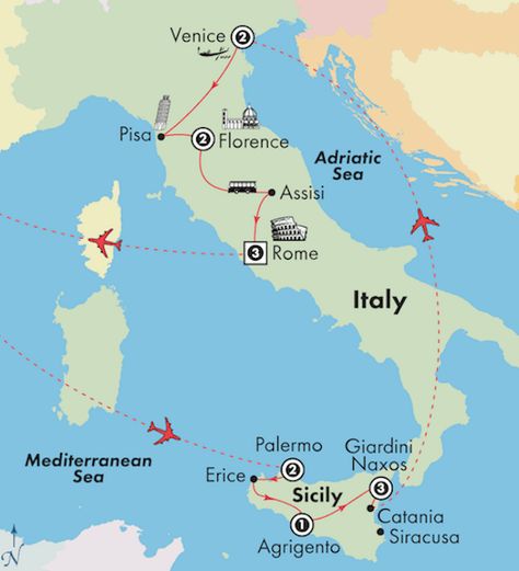 15-Day Sicily, Rome, Florence, Venice Italy Tour Florence Guide, Italy Tour, Ancient Greek City, Vatican Museums, Italy Tours, Trevi Fountain, Europe Trip, Italy Vacation, Ancient Rome