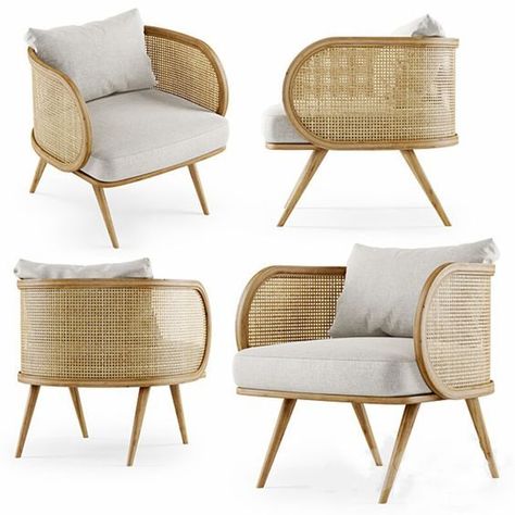 Rattan Shelves, Traditional Accent Chair, Single Couch, Rattan Lounge Chair, Cane Furniture, Indoor Chairs, Lounge Armchair, Rattan Chair, Rattan Furniture