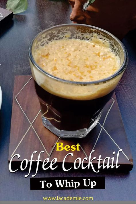 17+ Coffee Cocktail Favorites for Coffee Lovers Hot Coffee Cocktail Recipes, Coffee Old Fashioned Cocktail, Coffee Liquor Drinks, Alcoholic Coffee Drinks, Nutty Irishman, Coffee Liquor, Pineapple Cocktail, Coffee With Alcohol, Liquor Drinks