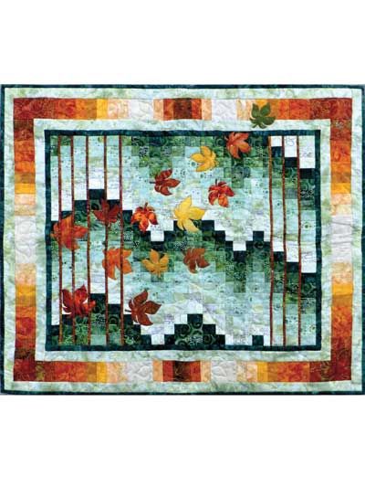 Fractured Seasons Fall Quilt Patterns Autumn, Fractured Quilts, Interesting Quilts, Autumn Quilts, Leaves Quilt, Bargello Quilt Patterns, Leaf Quilt, Fall Quilt Patterns, Wall Quilt Patterns